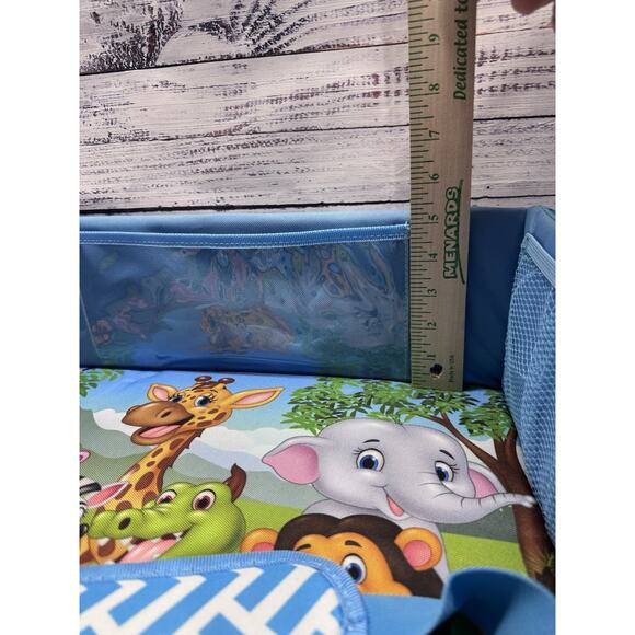 Kids Travel Car Seat Lap Tray Tablet & Cup Holder 14 Mesh Pockets Ages 3–7 NICE - Picture 4 of 6